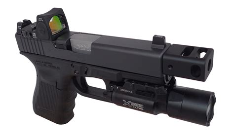 Sig MPX <b>Compensator</b> 9mm 3 Chamber. . Glock 10mm compensator